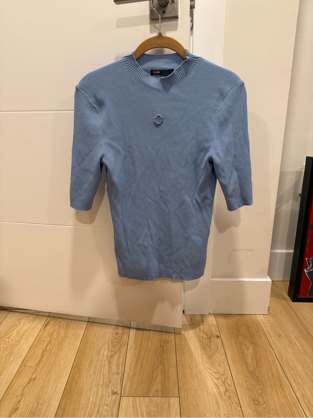Maje Mock Neck Sweater